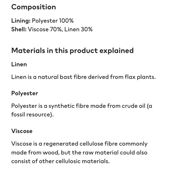 NWT H&M linen blend jacket - Picture 5 of 5